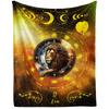 Tarot twelve zodiac signs pattern digitalprinted polyester Bedroom velvet flannel soft cover blanket Fleece blankets for beds
