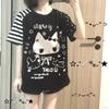 Оверсайз Топы Японские Футболки 2026 Женская Одежда Лето Camisetas Повседневная Мода Y2k Футболки Милый Аниме Принт Повседневные Футболки