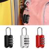 Travel Code Lock Luggage Padlock Backpack Zipper Lock 3 Digit Password Lock Dormitory Cabinet  Lock