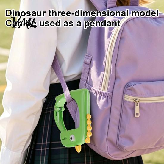 Library Table Hook Dinosaur Desk Edge Clamp Hook, Punch-free Stable Side Hanger, Decorative Storage Durable ABS Organizer for Backpacks And