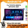 Автомобильное радио Android 14 для TOYOTA SIENTA 2019 2010 -2021 Мультимедиа Беспроводной Carplay QLED Экран DSP 5G Навигация GPS Wifi