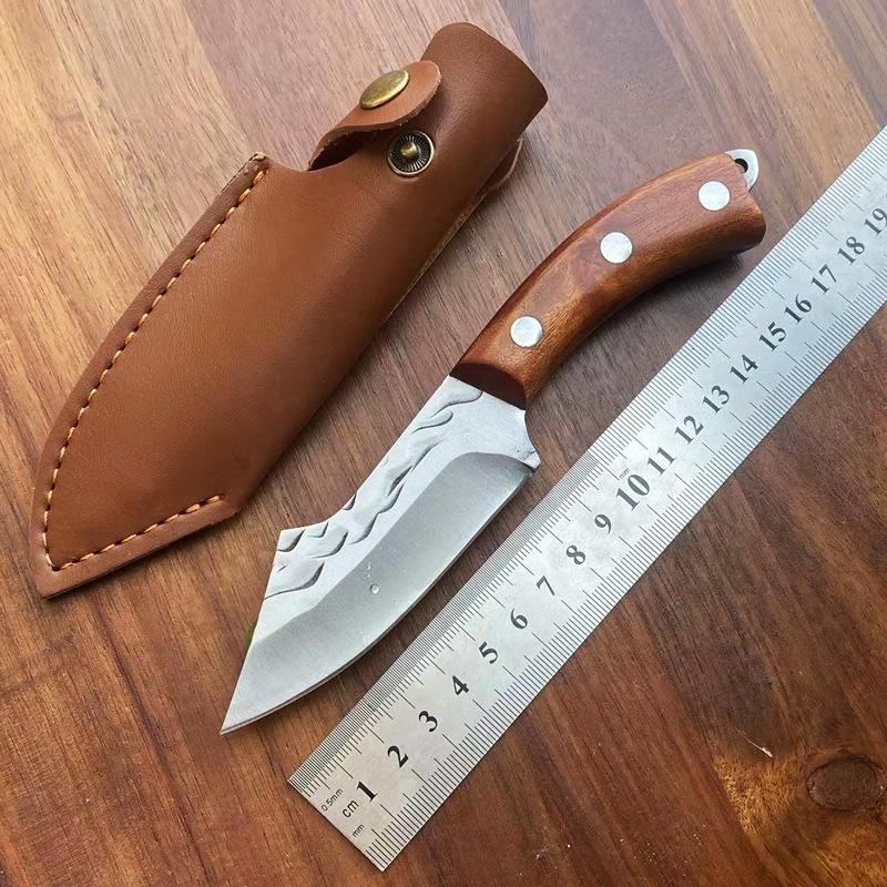 Boning Knife Handmade Forged Knife Meat Cleaver Stainless Steel Fruit Vegetable Butcher Slicing With Sheath Small Chopper