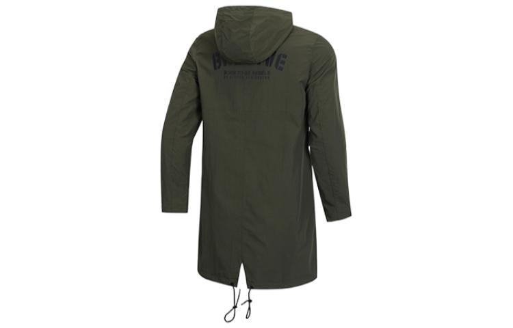 Men's Li-Ning BADFIVE Jackets Men's Forest Green Hooded Moderate Other