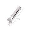 1Pc Multicolor 304 Stainless Steel Clip Ice Tong Bread Food BBQ Clip Barbecue Clip Cube Sugar Ice Tongs Tool Bar Kitchen Utensils