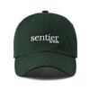 SENTIER Signature Lettering Ball Cap (DEEP GREEN)