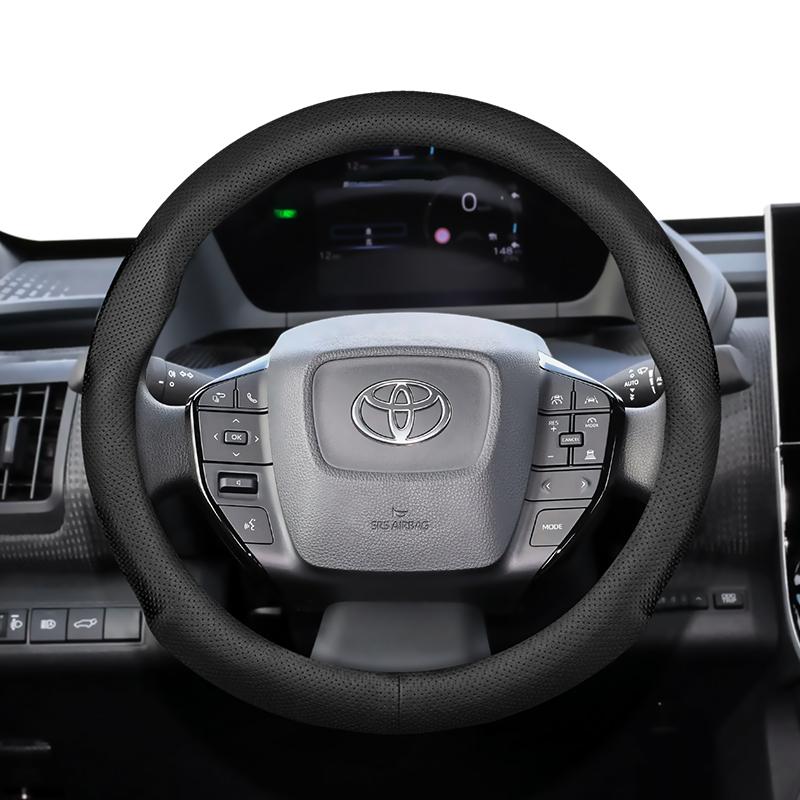 AFM5   Подходит для Toyota Ультратонкая Дышащая Кожаная Накладка на Руль Подходит для Chr Yaris Auris Rav4 Corolla Hilux Wish Roomy Aqua Prius 30