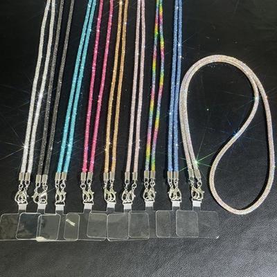Длинный стиль блестящий страз шнурок для телефона подвесной шнур цепочка для мобильного телефона веревка для мобильного телефона подарок