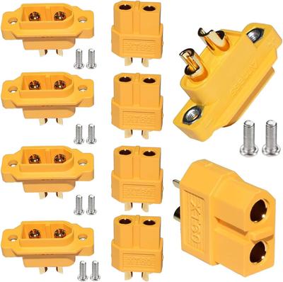 5 парmountable male and female connectors XT60E-M для аккумулятора – идеально для RC самолетов, FPV гоночных дронов