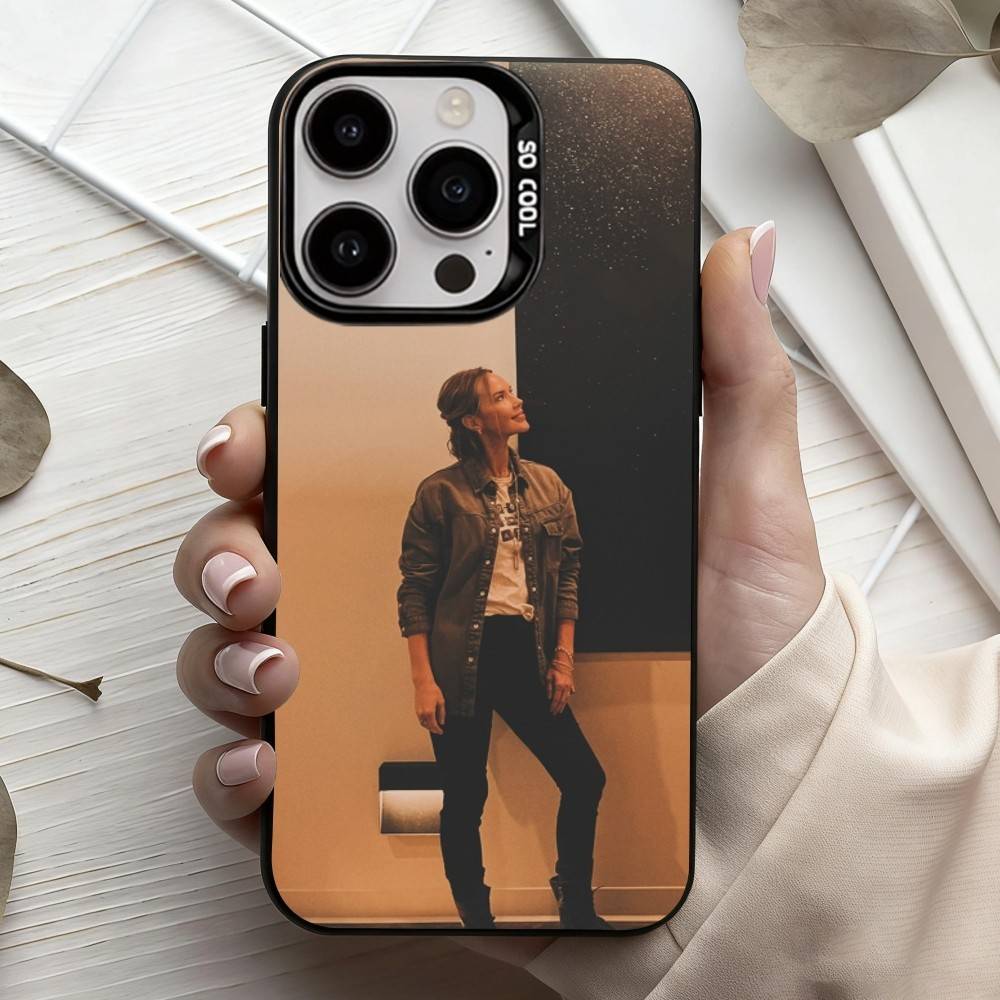 Чехол для телефона Актриса А-Ариэль К-Кеббел Для iPhone17,16,15,14,13,12,11 Plus,Pro Max Конфетный Посеребренный Внутренний Чехол