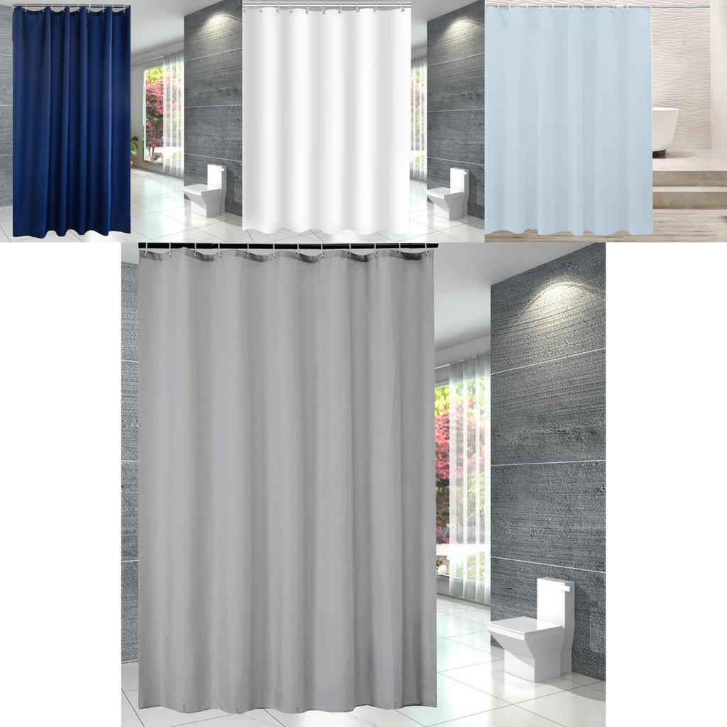 Elegant Waterproof Shower Curtain For Bathroom 180x200cm With Durable Polyester Fabric