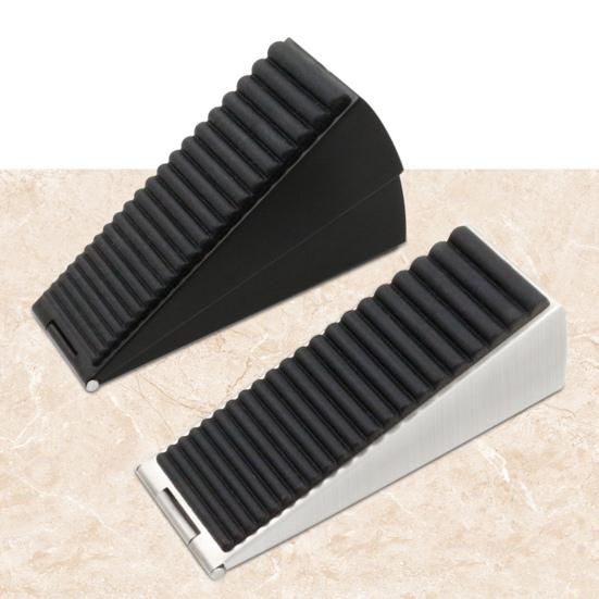 Подпружиненный большой дверной стопор Нескользящая конструкция Износостойкий противоударный прочный дверной стопорный клин