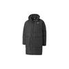 Classics Long Down Hooded Mid-Length Warm Down Jacket Men Outerwear Black 599309-01