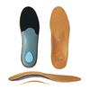 Unisex Orthopedic Arch Support Leather Latex Insoles for Duck Feet