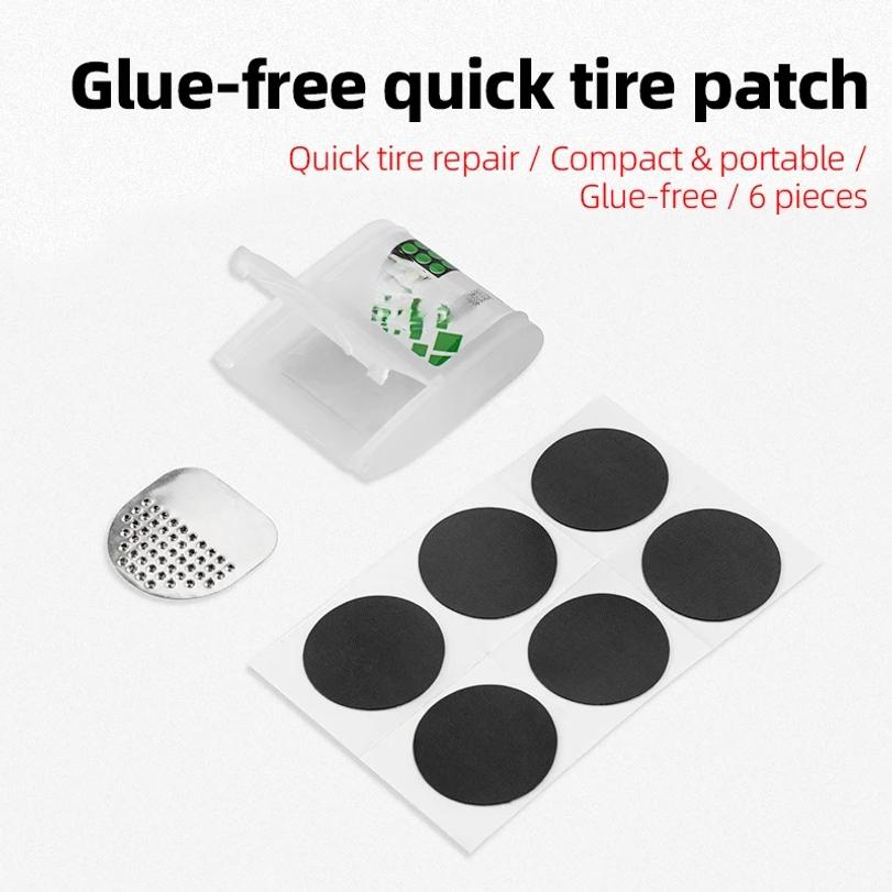 Glue-free Repair Tool Bicycle Tire Repair Kit Tire Patch Mountain Road Tire Inner Tube Repair Box