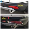 Декоративная накладка-рамка противотуманных фар заднего бампера автомобиля для Honda CRV CR-V 2017 2018 Блестящие аксессуары для экстерьера