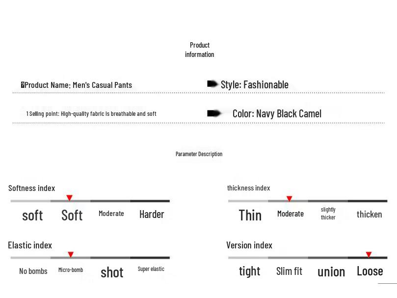 Mark Fairwhale Men's Autumn/Winter Loose Straight-Leg Casual Pants