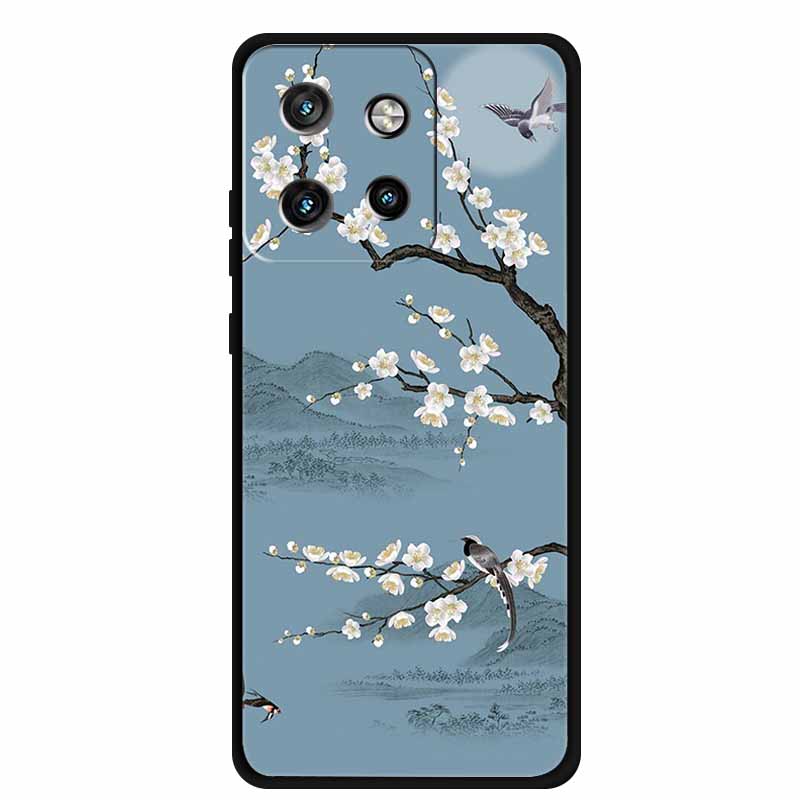 Soft Case For Motorola Moto G75 5G Cover Silicone Print Luxury Flower TPU Soft Phone Cases For Moto G75 5G Animal Colorful TPU