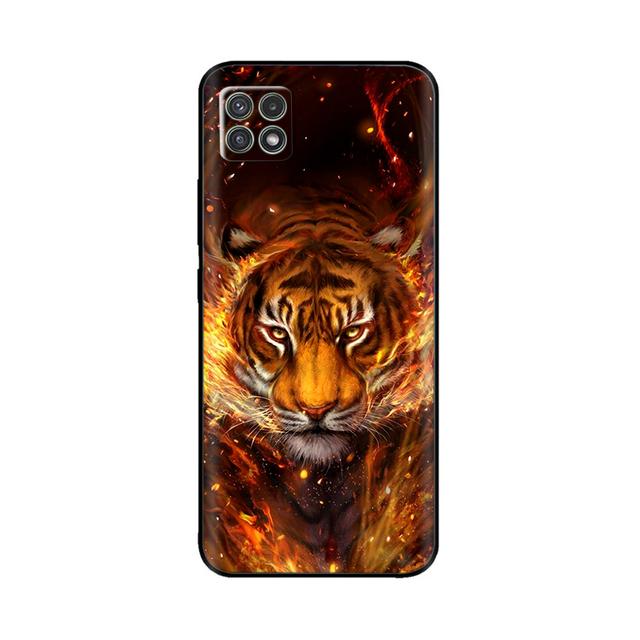 Чехол для Samsung A22, силиконовый мягкий чехол из ТПУ для телефона Samsung Galaxy A22 5g 4g Galaxya22 A 22, защитный бампер с цветочным принтом