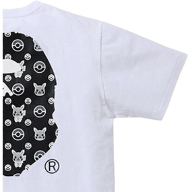 A BATHING APE x Pokemon Ape Head T Shirt Unisex 2G73-110-927