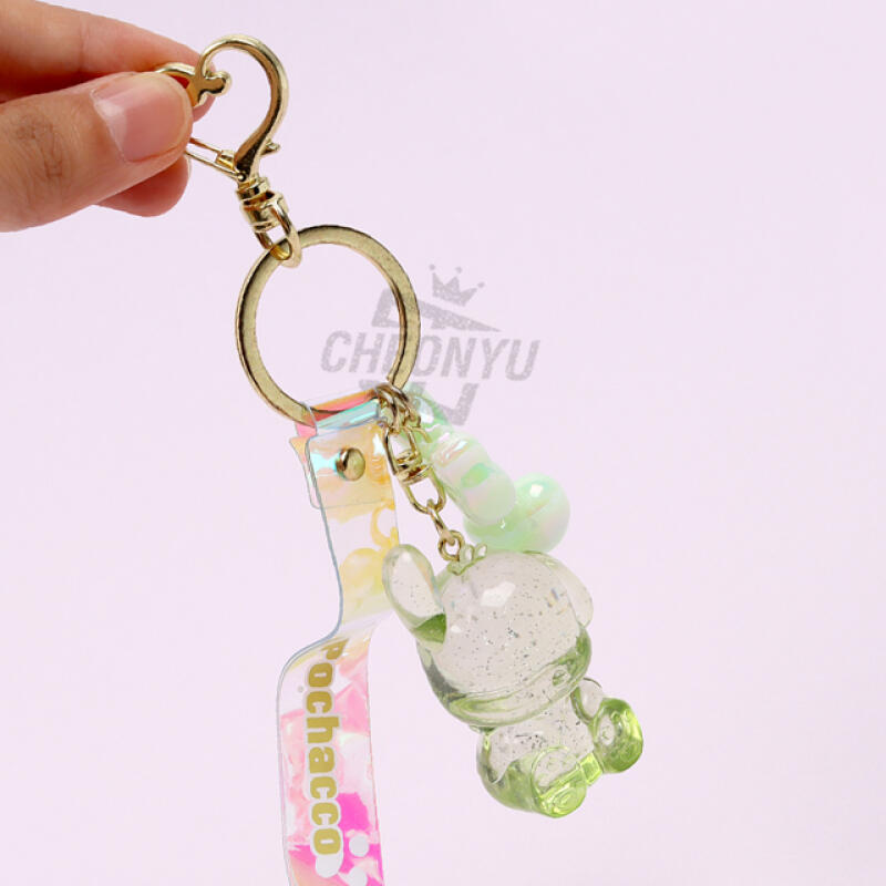 Sanrio characters transparent figure keychain