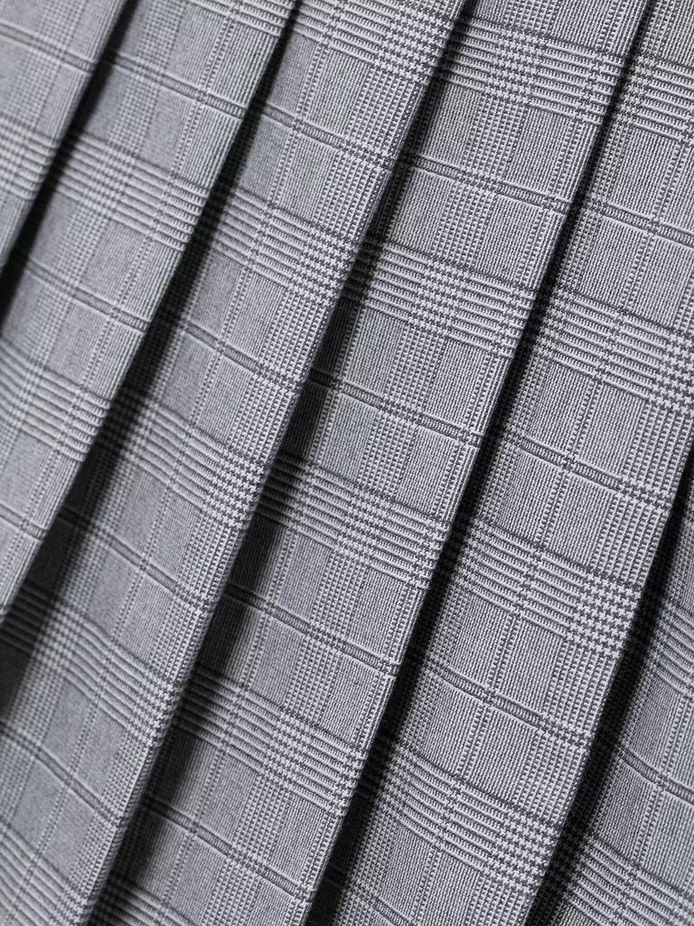 2025 Spring Women's European & American Style Versatile Plaid Pleated Skort