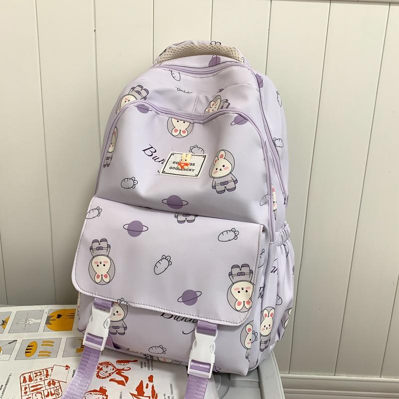 School Bag Female Japanese Sweet Junior High School Student Backpack Cute Cartoon Girl Backpack