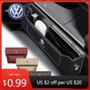 Для VW Новая Jetta VW Для Volkswagen Органайзер для щели сиденья автомобиля Кожаный ящик для хранения Аксессуары для интерьера Для Volkswagen GolAL8
