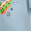 Nike Футболка для тренировок Dri-Fit Printed с круглым вырезом и коротким рукавом, детские топы, синяя DV3190-425