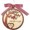 New Home Ornament 2025 - Housewarming Gifts for New Home, House Warming Gift for Women Couple houseowners Ideas, Wooden First Home Chirstmas Ornament