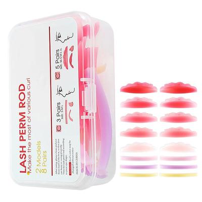 8 пар подушечек для ламинирования ресниц, валики, бигуди для химической завивки ресниц, силиконовые подушечки для ламинирования, многоразовые бигуди для химической завивки ресниц, щиток