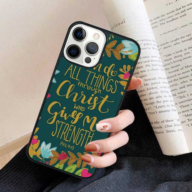 Библия Филиппийцам Иисус Христос Чехол для телефона Для iPhone 17 Air 16 15 14 plus 12 13 pro max coque Fundas