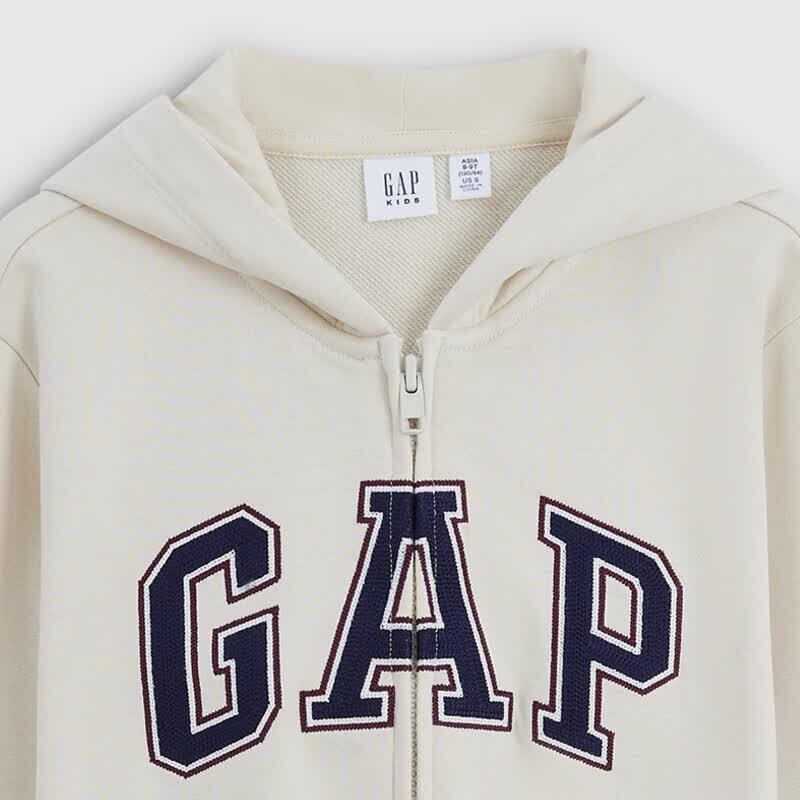 Gap Толстовка с капюшоном и вышитым логотипом для мальчиков