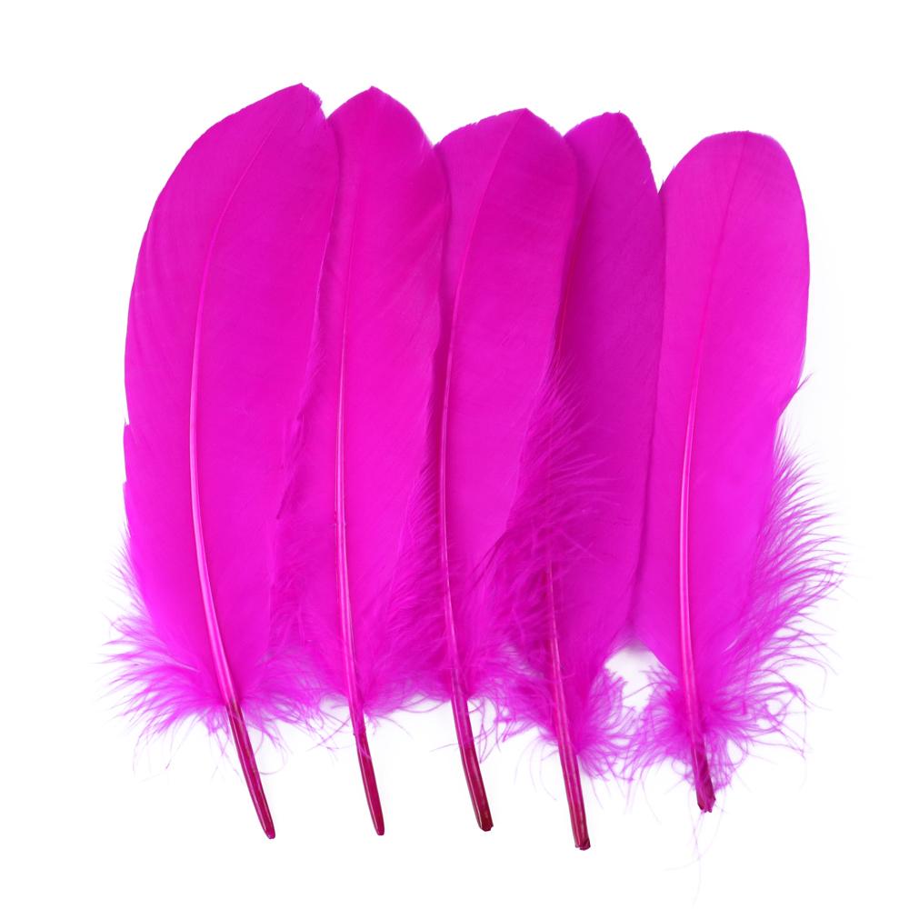 Natural Goose Feathers Dyed Multicolor Swan Feather for Crafts Wedding Jewelry Party Accessories 15-20cm/6-8 Inch