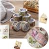 Diary Planner Decorative Scrapbooking Sticker Post Office Label Vintage Stamp Tape Washi Stickers