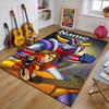 Custom UFO Robot Grendizer Mat Personalized Name, Polyester Washable Indoor Entryway Rug, Gift for Christmas, Easter, Thanksgiving Day