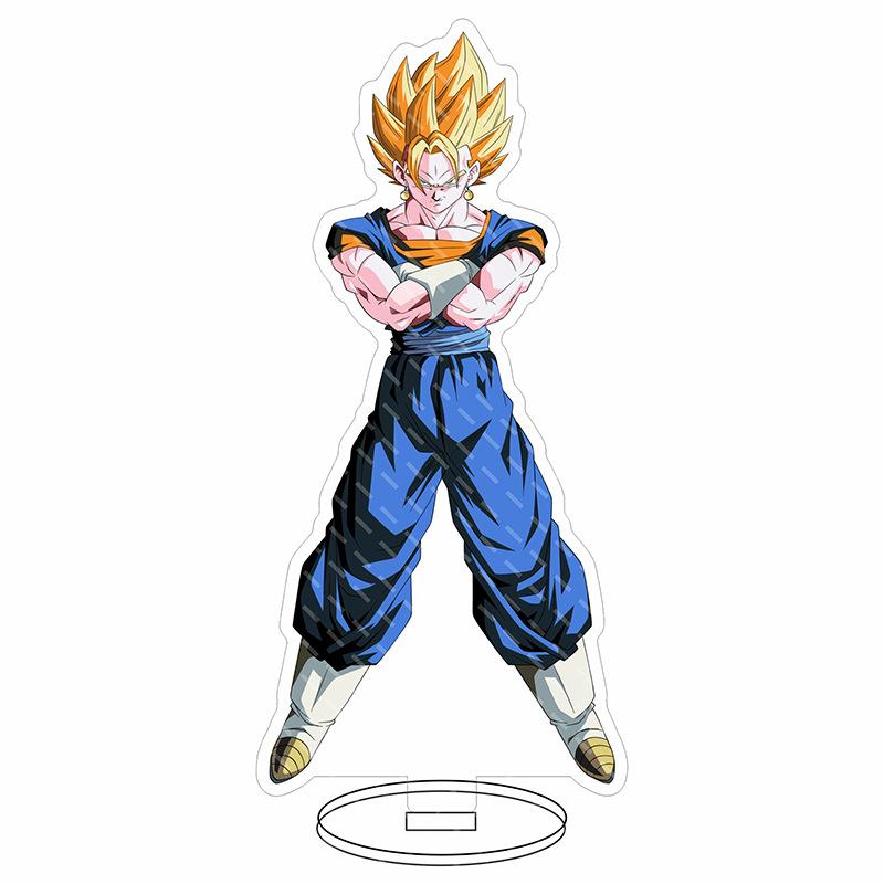 Аниме Dragon Ball Z Акриловая подставка Супер Сайян Сон Гоку Гохан Веджета Гогета Тракс Фриза Замасу Шенрон Пикколо Фигурка Игрушка Кукла