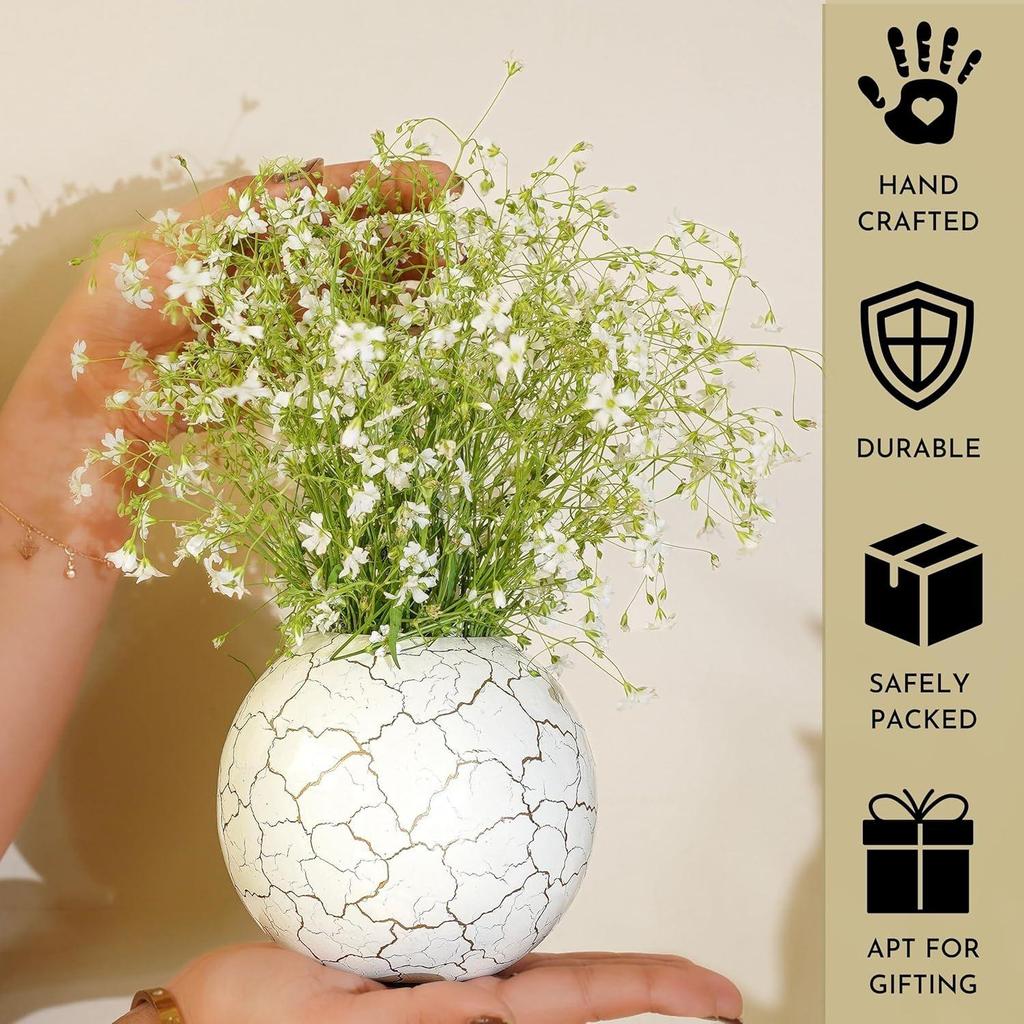 Металлическая ваза-шар для домашнего декора|Круглый цветочный горшок для спальни, гостиной, офиса, свадьбы|Цветочная композиция на день рождения, годовщину, фестиваль|