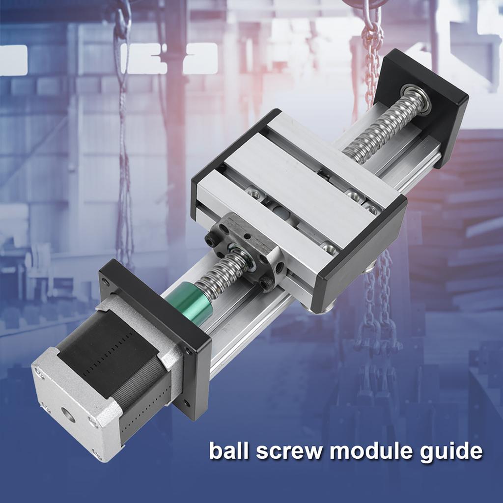Ball Screw Slide Linear Guide Single Shaft Guide Stage Stroke 400mm with 57 Motor(1610)