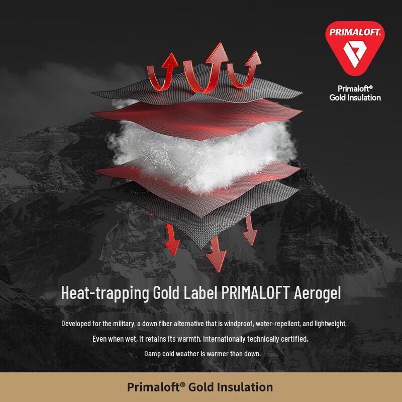 PELLIOT Мужская утепленная куртка для активного отдыха с утеплителем Primaloft Gold Label