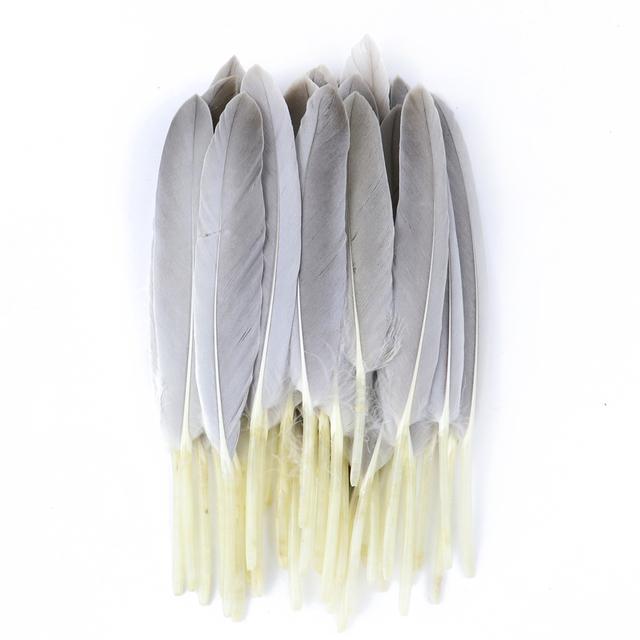 Natural Goose Feather 10-15cm Colorful Feather for Crafts DIY Jewelry Headress Carnival Dream Catcher Plumes Decor