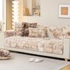 Thicken Rabbit Plush Sofa Cover Warm Non-slip Couch Cushion Slipcover Soft Luxury European Sofa Towel for Living Room Sofa Decor