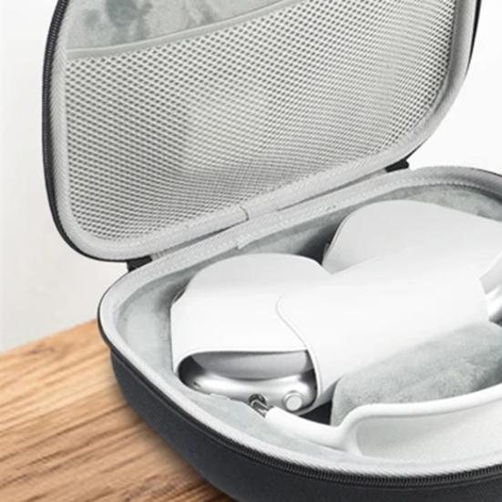 Дорожный чехол для наушников с ручкой, мягкая подкладка, двойная молния, ударопрочный, устойчивый к ударам, чехол для хранения беспроводной гарнитуры Airpods Max