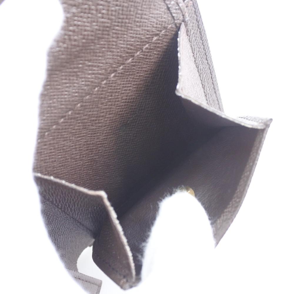 Louis Vuitton Кошелек Marco Bi-Fold N61675 Коричневый холст Damier мужской Б/У