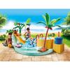 PLAYMOBIL 71529 Vacanciers avec piscine et bain à bulles - My Life - Dès 4 ans - Jeu de rôle créatif