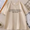 Might Be Laid Back But I Can Lean Tshirt Women Unisex Funny Pullover Printed Cotton T Shirt Soft Round Neck Short Sleeve Tee