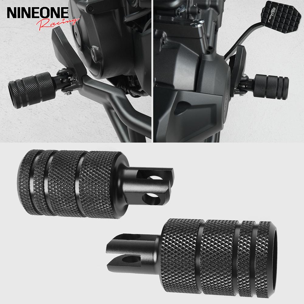For Honda Rebel CMX 1100 DCT CMX1100 MT 2021-2026 CNC Aluminum Front Driver Footrests Foot Pegs Wide Pedals Enlarge Footrests