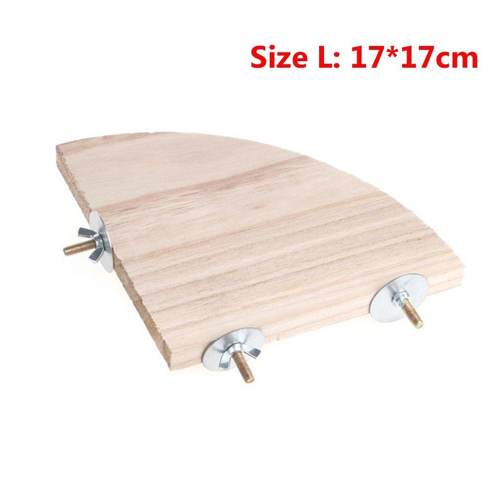 Размеры хомяк крыса для птичьей клетки жердочки подставка стойка игрушка станция доска питомец птица попугай деревянная платформа