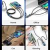 100 Вт 5 А 3 в 1 1,2 м кабель для быстрой зарядки Micro USB Type C кабель Lightning для iPhone Samsung Huawei Xiaomi телефон зарядное устройство USB C кабель для передачи данных
