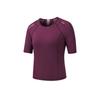 Soul Runner Comfortable Fashion Round Neck Pullover Short Sleeve T-Shirt Women T-Shirts Purple SA1250ST61T-PP096