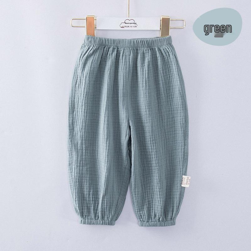 Детские хлопковые шорты-блумеры для мальчиков и девочек - Легкие брюки от комаров для весны, лета и осени